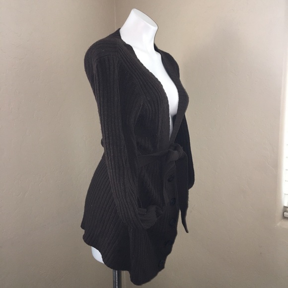 Zena Jean brown long sleeve acrylic sweater large - Picture 3 of 10